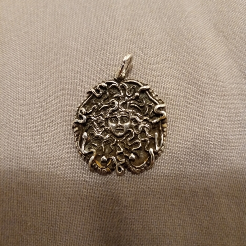 Medusa Pendant Necklace